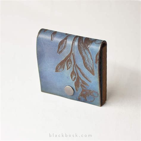 square business card holder case.